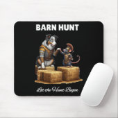 Byrn Hunt Lover - Warrior Rat Blue Merle Tri Borde Mousepad (Mit Mouse)