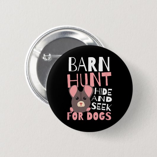 Byrn Hunt verborgen und suchen Design rn Hunt Button (Vorne & Hinten)