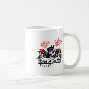 Byrn in den USA Pferde Sonnenpferd 4. Juli Kaffeetasse