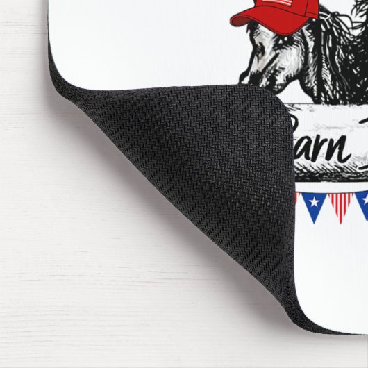 Byrn in den USA Pferde Sonnenpferd 4. Juli Mousepad (Ecke)