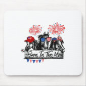 Byrn in den USA Pferde Sonnenpferd 4. Juli Mousepad (Vorne)
