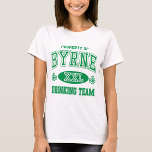 Byrne irisches trinkendes Team T-Shirt