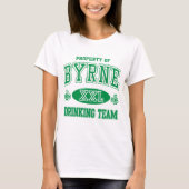 Byrne Irish Drinking Team T-Shirt (Vorderseite)