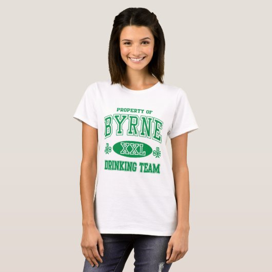 Byrne Irish Drinking Team T-Shirt (Vorne ganz)