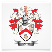 Byrne-Wappen Fotodruck (Vorne)