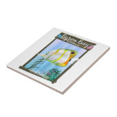 Byron Bay Australia Reiseplakat. Fliese (Seite)