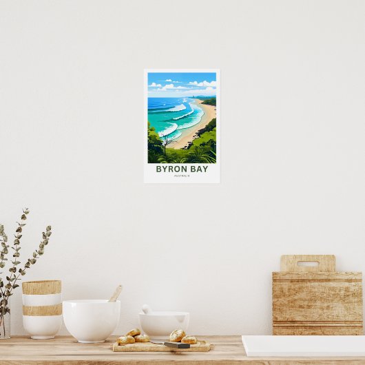 Byron Bay Australia Travel Print Poster (Küche)