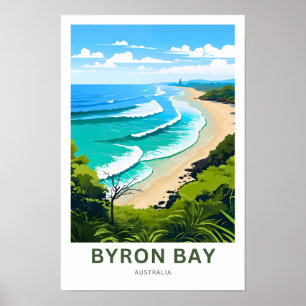 Byron Bay Australia Travel Print Poster