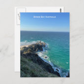 Byron Bay Australien Meerblick 2 Postkarte (Vorne/Hinten)