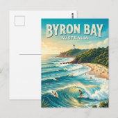 Byron Bay Australien Postkarte (Vorne/Hinten)