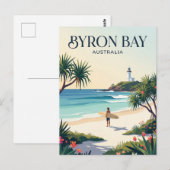 Byron Bay Australien Postkarte (Vorne/Hinten)