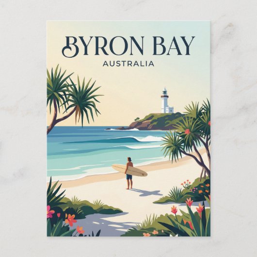 Byron Bay Australien Postkarte (Vorderseite)