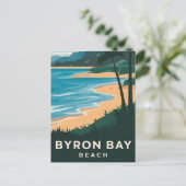 Byron Bay Australien Postkarte (Stehend Vorderseite)