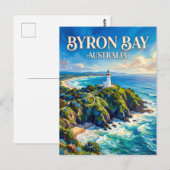 Byron Bay Australien Postkarte (Vorne/Hinten)