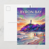 Byron Bay Australien Postkarte (Vorne/Hinten)