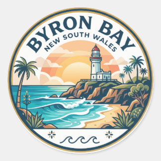 Byron Bay Australien Runder Aufkleber