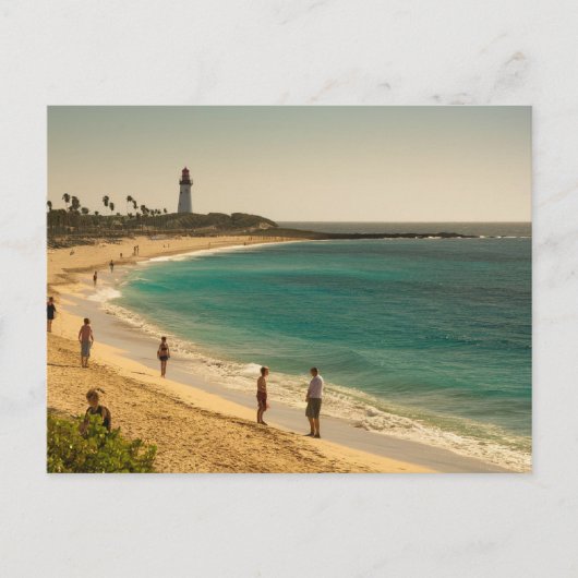 Byron Bay Beach Australien Postkarte (Vorderseite)