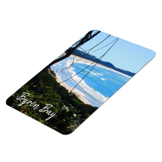 Byron Bay Beach blau Magnet (Linke Seite)