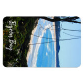 Byron Bay Beach blau Magnet (Horizontal)