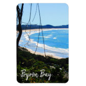 Byron Bay Beach blau Magnet (Vertikal)
