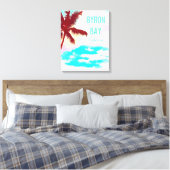 Byron Bay Hipster Palm Australien Reiseausdruck Leinwanddruck (Insitu (Schlafzimmer))