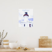 Byron Bay Leuchtturm Australien Reise Poster (Küche)