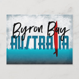 Byron Bay Postcard Australia Surfboard Postkarte