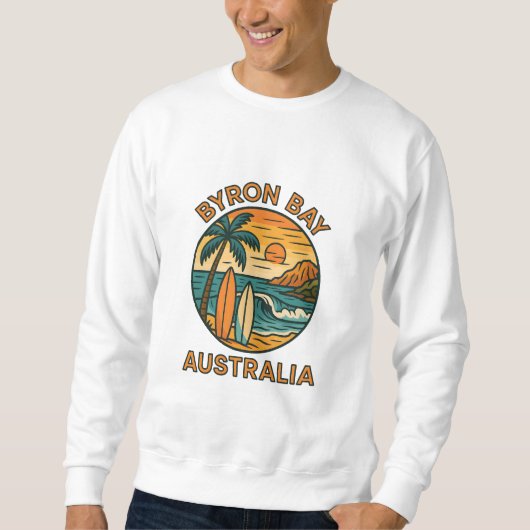 Byron Bay Sunrise – Coastal Summer Vibes Australia Sweatshirt (Vorderseite)