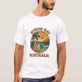 Byron Bay Sunrise – Coastal Summer Vibes T-Shirt (Vorderseite)