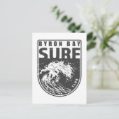 Byron Bay Surf Club Postkarte (Stehend Vorderseite)