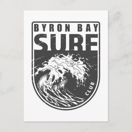 Byron Bay Surf Club Postkarte (Vorderseite)