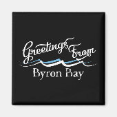 Byron Bay Water Waves Magnet (Vorne)
