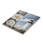 Byron Bucht-Leuchtturm Fliese (Seite)