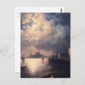 Byron in Venedig von Ivan Aivazovsky Postkarte (Vorne/Hinten)