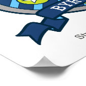 Byron-Jungs-Name bedeutet heraldry Schild Poster (Ecke)