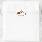 Byron Rec Logo-Aufkleber Runder Aufkleber (Tasche)