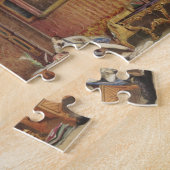 Byrons Raum in Palazzo Mocenigo, Venedig (w/c auf Puzzle (Seite)