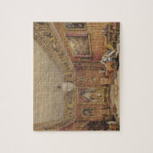 Byrons Raum in Palazzo Mocenigo, Venedig (w/c auf Puzzle (Vertikal)