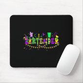 Byrtender Mardi Gras farbenfrohe Kostümparades Pro Mousepad (Mit Mouse)