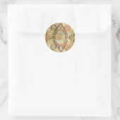 Byrthferth's Enchiridion und der Computus Runder Aufkleber (Tasche)