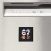 Bysebyll 67 - Eis Drip 67 Meme Lustiger Spieler Magnet (In Situ (Geschirrspüler))
