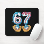 Bysebyll 67 - Eis-Drip 67 Meme Lustiger Spieler Mousepad (Mit Mouse)