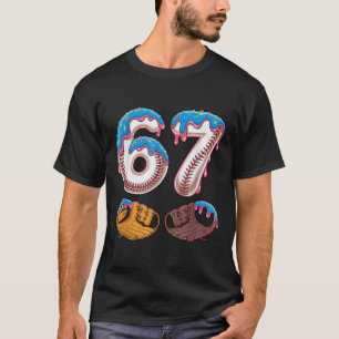 Bysebyll 67 - Eis Drip 67 Meme Lustiger Spieler T-Shirt