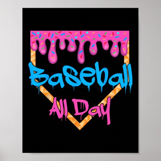Bysebyll All Day Drip Home Plate Eiscreme Poster (Vorne)