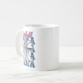 Bysebyll Coquette Bow Bysebyll Mama Game Day Byseb Kaffeetasse (Vorderseite Links)