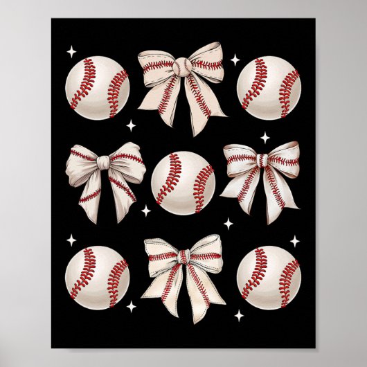 Bysebyll Coquette Bow Bysebyll Mama Muttertag Bys Poster (Vorne)
