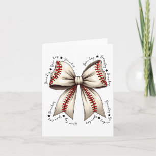 Bysebyll Coquette Bow Game Day Karte