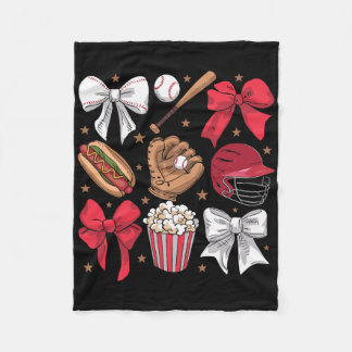 Bysebyll Coquette Bow Mothers Day Stylish Sports M Fleecedecke