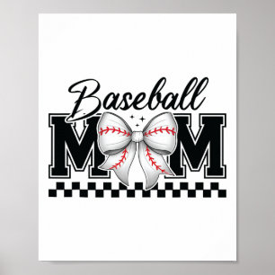 Bysebyll Coquette Mom Tee Mom Game Day Outfit Mutt Poster