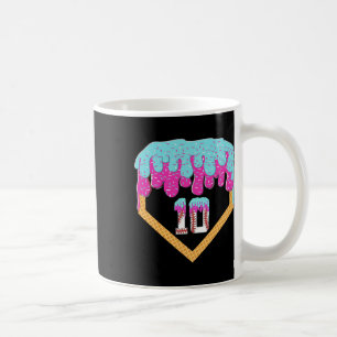 Bysebyll Drip 10 Jahre alte Eiscreme 10. Geburtsta Kaffeetasse